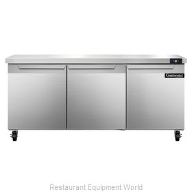 Continental Refrigerator SW72 Refrigerated Counter, Work Top