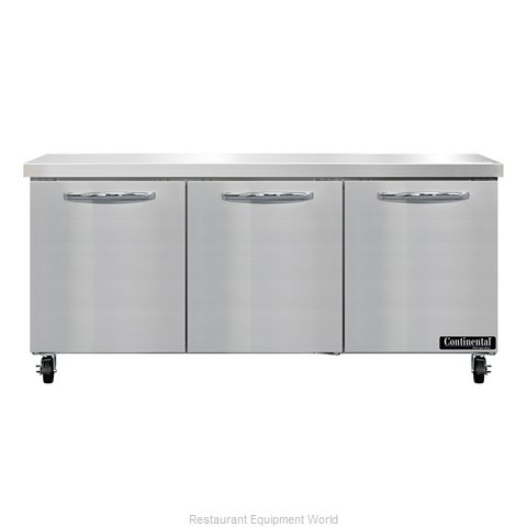 Continental Refrigerator SW72N Refrigerated Counter, Work Top