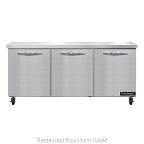 Continental Refrigerator SW72N Refrigerated Counter, Work Top