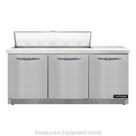 Continental Refrigerator SW72N12-FB Refrigerated Counter, Sandwich / Salad Unit