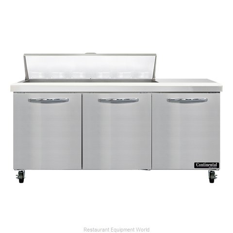 Continental Refrigerator SW72N12 Refrigerated Counter, Sandwich / Salad Unit