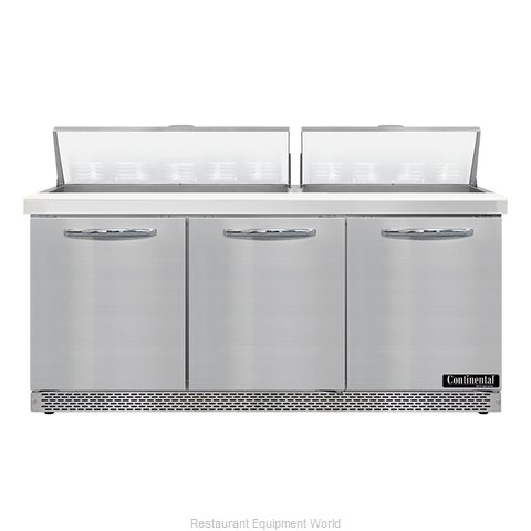 Continental Refrigerator SW72N18-FB Refrigerated Counter, Sandwich / Salad Unit