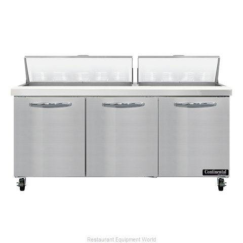 Continental Refrigerator SW72N18 Refrigerated Counter, Sandwich / Salad Unit