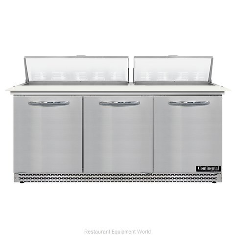 Continental Refrigerator SW72N18C-FB Refrigerated Counter, Sandwich / Salad Unit