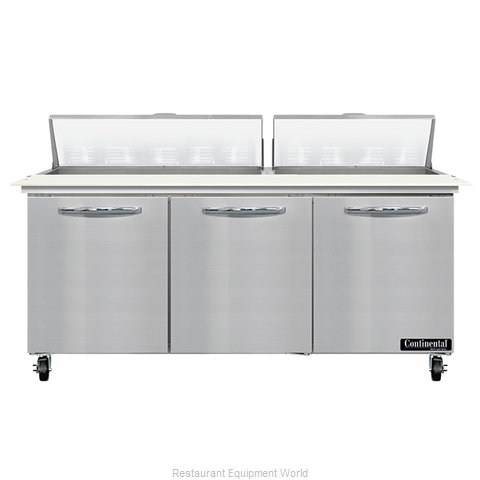 Continental Refrigerator SW72N18C Refrigerated Counter, Sandwich / Salad Unit