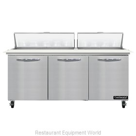 Continental Refrigerator SW72N18C Refrigerated Counter, Sandwich / Salad Unit