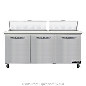 Continental Refrigerator SW72N18C Refrigerated Counter, Sandwich / Salad Unit