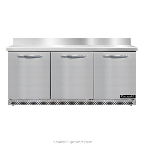 Continental Refrigerator SW72NBS-FB Refrigerated Counter, Work Top