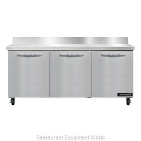 Continental Refrigerator SW72NBS Refrigerated Counter, Work Top