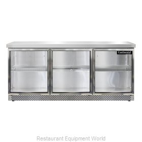 Continental Refrigerator SW72NGD-FB Refrigerated Counter, Work Top