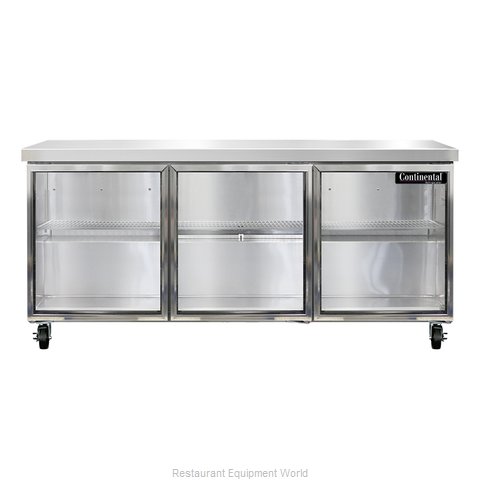 Continental Refrigerator SW72NGD Refrigerated Counter, Work Top