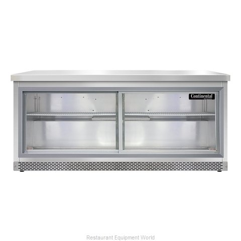 Continental Refrigerator SW72NSGD-FB Refrigerated Counter, Work Top (Magnified)
