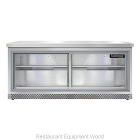 Continental Refrigerator SW72NSGD-FB Refrigerated Counter, Work Top