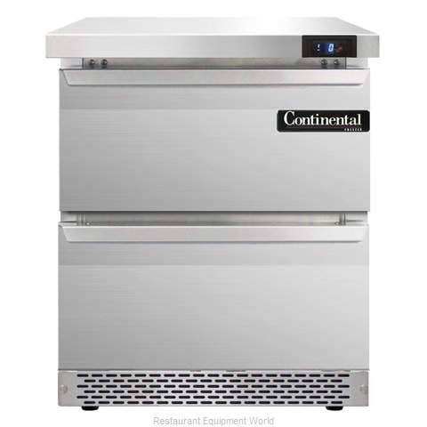 Continental Refrigerator SWF27-FB-D Freezer Counter, Work Top