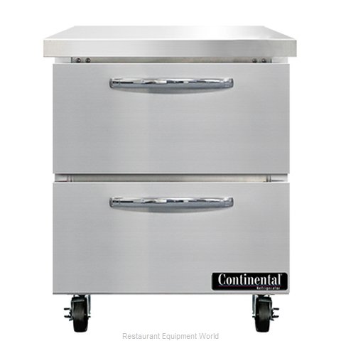 Continental Refrigerator SWF27N-D Freezer Counter, Work Top