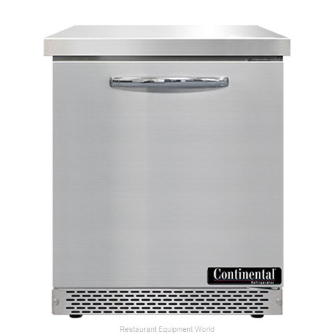 Continental Refrigerator SWF27N-FB Freezer Counter, Work Top
