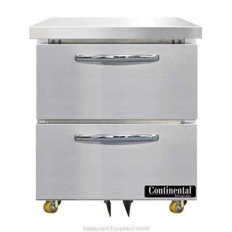 Continental Refrigerator SWF27N-U-D Freezer, Undercounter, Reach-In (Magnified)