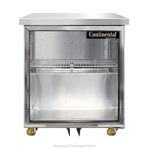 Continental Refrigerator SWF27NGD-U Freezer, Undercounter, Reach-In
