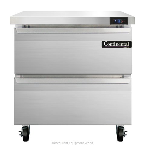 Continental Refrigerator SWF32-D Freezer Counter, Work Top