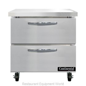 Continental Refrigerator SWF32N-D Freezer Counter, Work Top