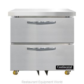 Continental Refrigerator SWF32N-U-D Freezer, Undercounter, Reach-In