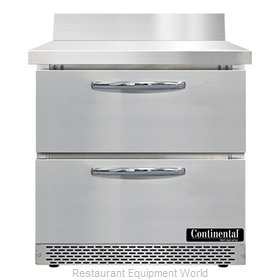 Continental Refrigerator SWF32NBS-FB-D Freezer Counter, Work Top