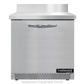 Continental Refrigerator SWF32NBS-FB Freezer Counter, Work Top