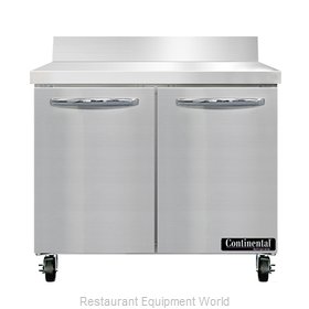 Continental Refrigerator SWF36NBS Freezer Counter, Work Top