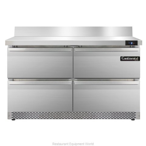 Continental Refrigerator SWF48-BS-FB-D Freezer Counter, Work Top
