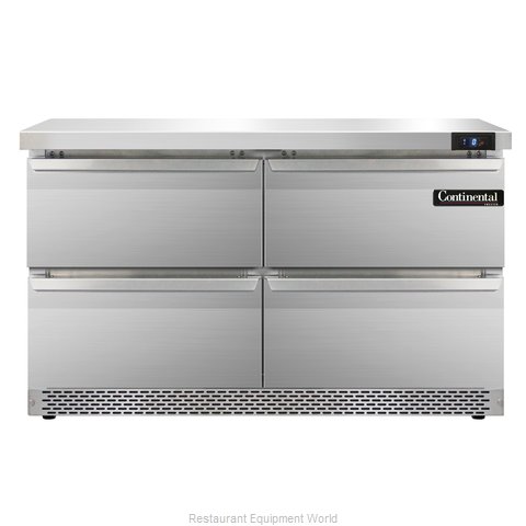 Continental Refrigerator SWF48-FB-D Freezer Counter, Work Top