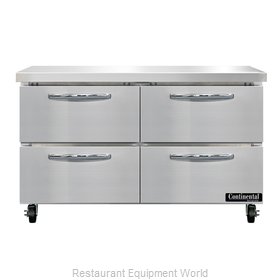 Continental Refrigerator SWF48N-D Freezer Counter, Work Top