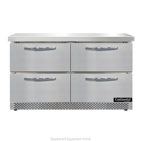 Continental Refrigerator SWF48N-FB-D Freezer Counter, Work Top