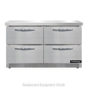 Continental Refrigerator SWF48N-FB-D Freezer Counter, Work Top