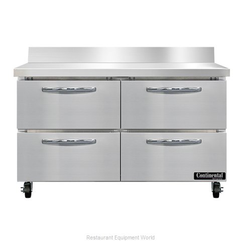 Continental Refrigerator SWF48NBS-D Freezer Counter, Work Top