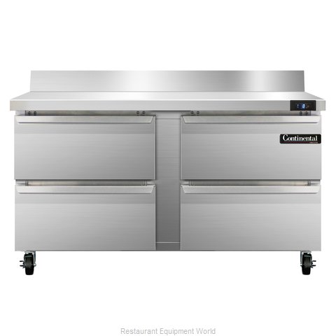 Continental Refrigerator SWF60-BS-D Freezer Counter, Work Top