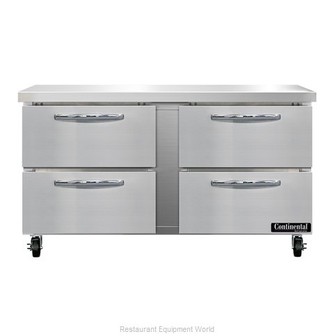 Continental Refrigerator SWF60N-D Freezer Counter, Work Top