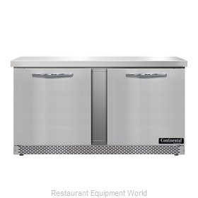 Continental Refrigerator SWF60N-FB Freezer Counter, Work Top
