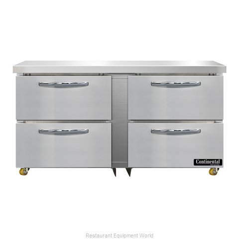 Continental Refrigerator SWF60N-U-D Freezer, Undercounter, Reach-In