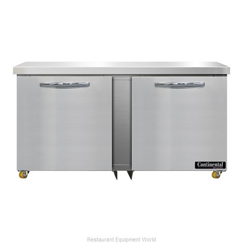 Continental Refrigerator SWF60N-U Freezer, Undercounter, Reach-In