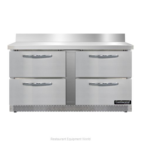 Continental Refrigerator SWF60NBS-FB-D Freezer Counter, Work Top