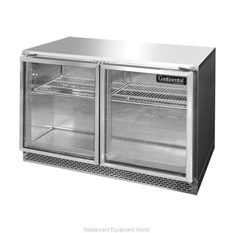 Continental Refrigerator UC48-GD Refrigerator, Undercounter, Reach-In