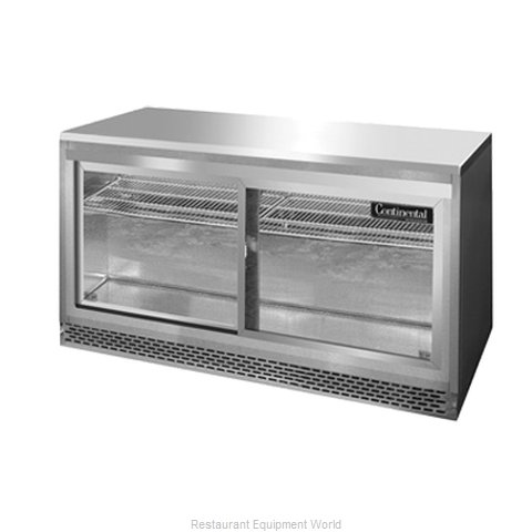 Continental Refrigerator UC60-SGD Refrigerator, Undercounter, Reach-In