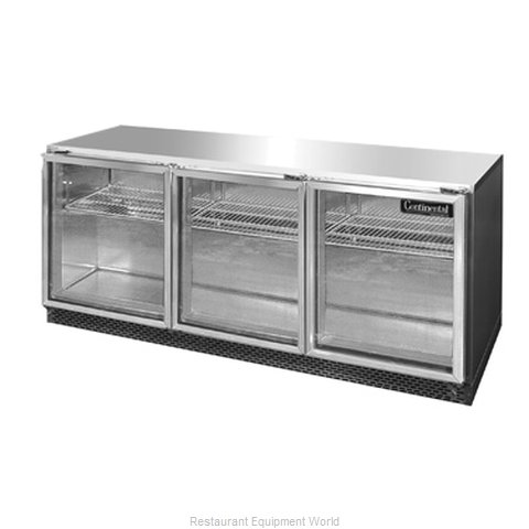 Continental Refrigerator UC72-GD Refrigerator, Undercounter, Reach-In