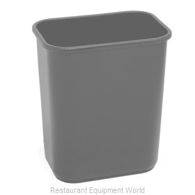 Continental 2818GY Waste Basket, Plastic