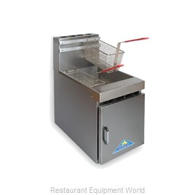 Comstock Castle 10HC Fryer, Gas, Countertop Full Pot