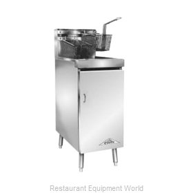 Comstock Castle 10HF Fryer, Gas, Floor Model, Full Pot