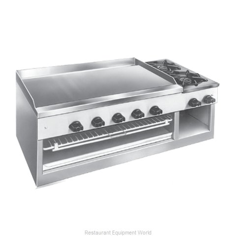 Comstock Castle 11301B Griddle / Hotplate, Gas, Countertop