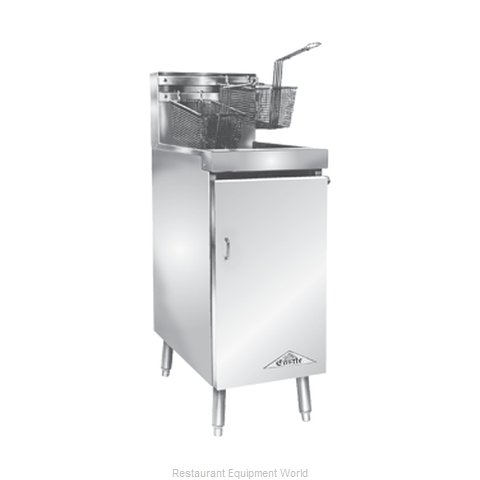 Comstock Castle 14HF Fryer, Gas, Floor Model, Full Pot