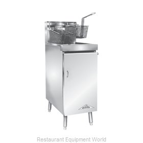 Comstock Castle 14HF Fryer, Gas, Floor Model, Full Pot