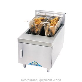 Comstock Castle 2616HG Fryer, Gas, Countertop Full Pot